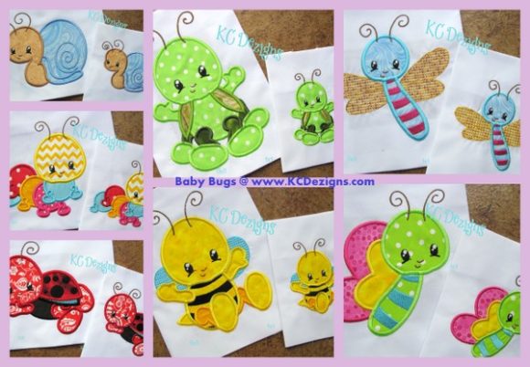 Adorable Baby Bugs Full Set for Apparel