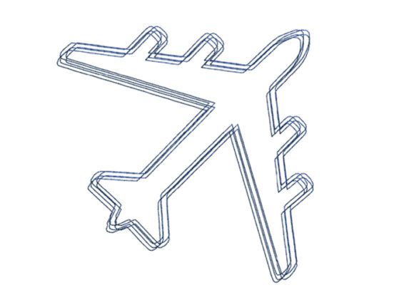 Airplane Scribble Stitch: A Versatile Embroidery Design