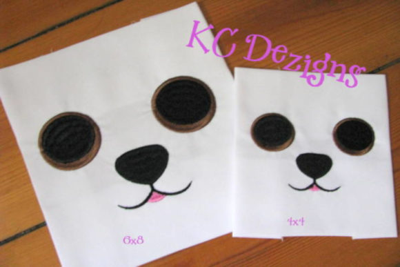 Charming Dog Eyes and Nose for Holiday Embroidery