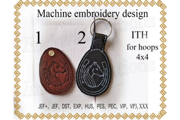 Charming Key Fob Horseshoe for Handmade Gifts