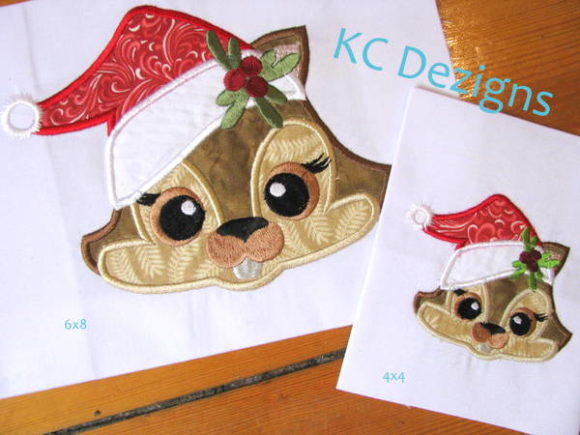 Christmas Critter - Chimp: A Festive Embroidery Delight