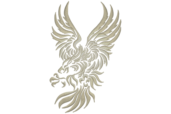 Eagle: A Mysterious and Beautiful Embroidery Design