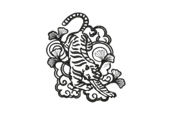 Japanese Style Tattoo: A Bold Embroidery Choice
