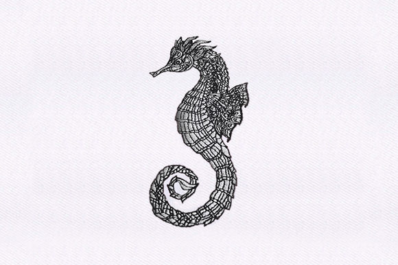 Mandala Seahorse: A Unique Holiday Embroidery Design