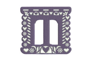 Papel Picado Alphabet T: A Versatile Monogram Design