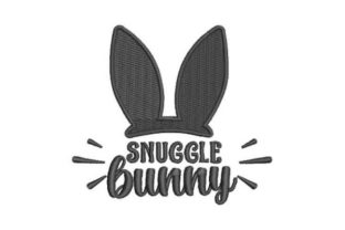 Snuggle Bunny: A Charming Easter Embroidery Design