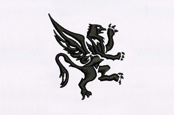 The Great Griffin: A Bold Embroidery Design